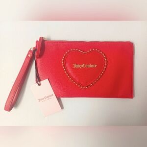 Juicy Couture XL Red Clutch / Wristlet NWT